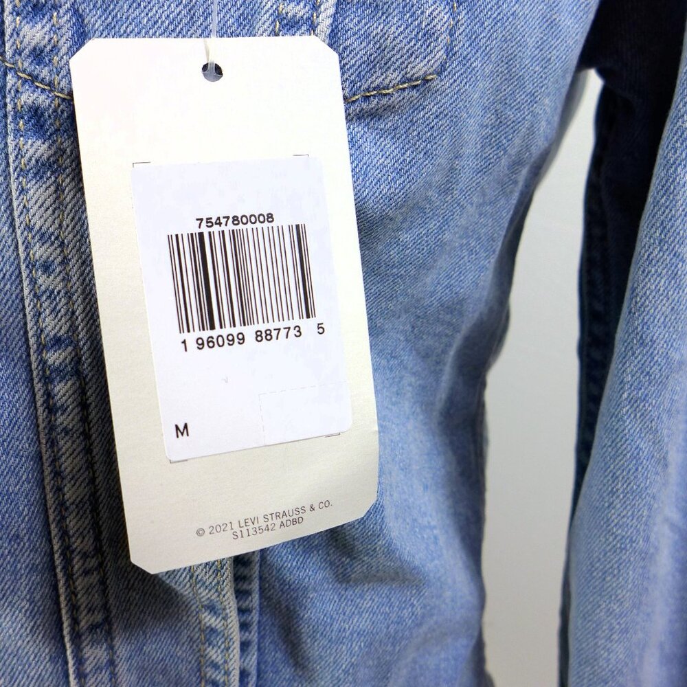 NWT Levi Signature Gold Denim Jacket Light wash MEDIUM - Picture 5 of 5